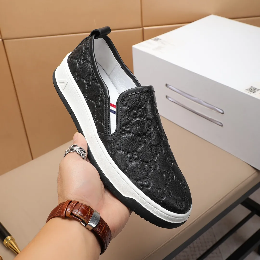 Men's shoes💰440 GUCCI🔍🔍2023 latest model On sale at the same time at the counter, original calfskin imported from Italy, genuine leather lining, (high-end, luxury, and class) exquisite workmanship, soles: original soles specially provided by the original factory, ⚠Exclusive double-layer movable molded soles are super comfortable⚠, real photos🎬The real ones are better🔍🔍"High quality·Follow the order" code number 38-44